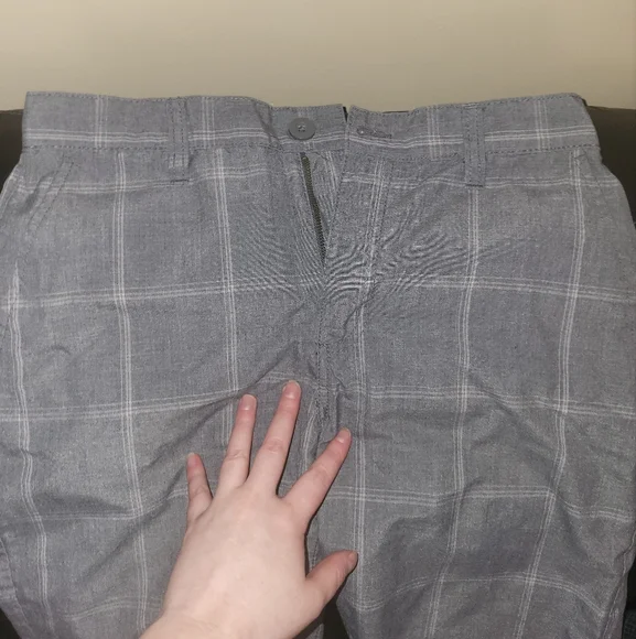 Grey Patterned Shorts - Picture 2 of 4